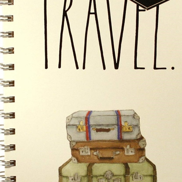 Rae Dunn TRAVEL Zip Pouch & Spiral Notebook Set - Picture 3 of 3